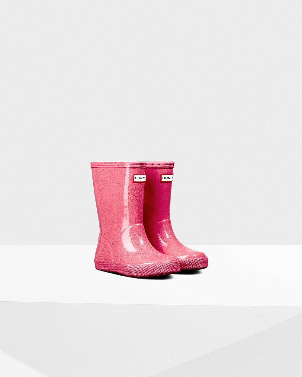 Hunter Niños Original First Classic Starcloud - Botas de Lluvia Rosas - 854-KTVHCO